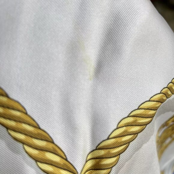 ❤️Authentic HERMES Carre 90 Scarf Blue/Multicolor Silk ❤️ - Picture 5 of 6